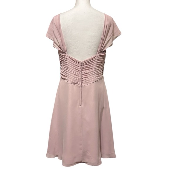 ALFRED ANGELO Fit & Flare Dress sz 12 Sweetheart Neckline Short Sleeve Formal - Picture 3 of 9